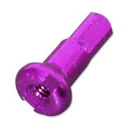 Bicycle Spoke Nipples 14-Gauge Alloy Purple, 14mm